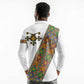Ethiopia Saba Kemis Sash Style Long Sleeve Polo Shirt