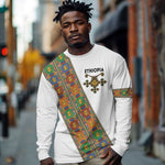 Ethiopia Saba Kemis Sash Style Long Sleeve Shirt