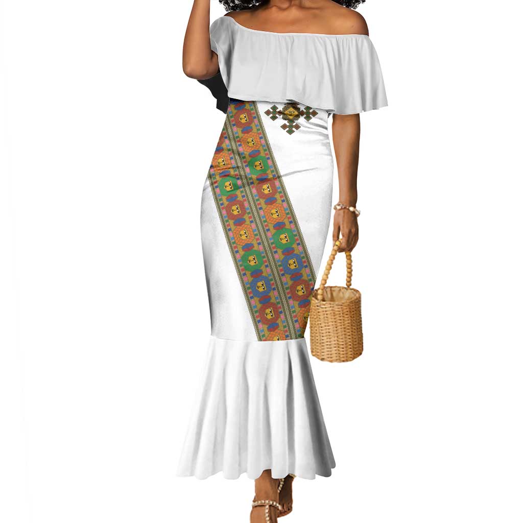 Ethiopia Saba Kemis Sash Style Mermaid Dress