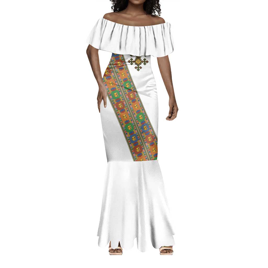 Ethiopia Saba Kemis Sash Style Mermaid Dress
