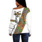 Ethiopia Saba Kemis Sash Style Off Shoulder Sweater