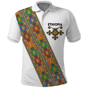 Ethiopia Saba Kemis Sash Style Polo Shirt