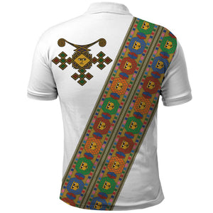 Ethiopia Saba Kemis Sash Style Polo Shirt