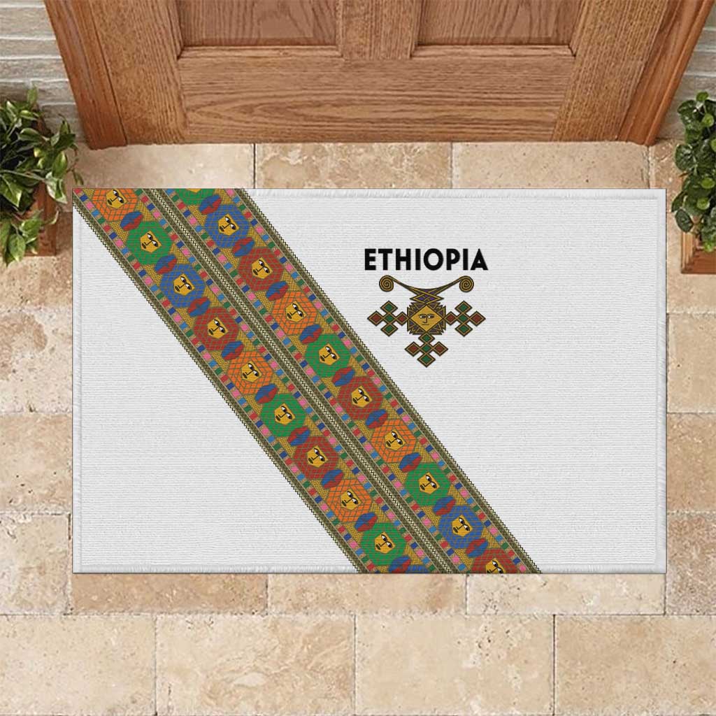 Ethiopia Saba Kemis Sash Style Rubber Doormat