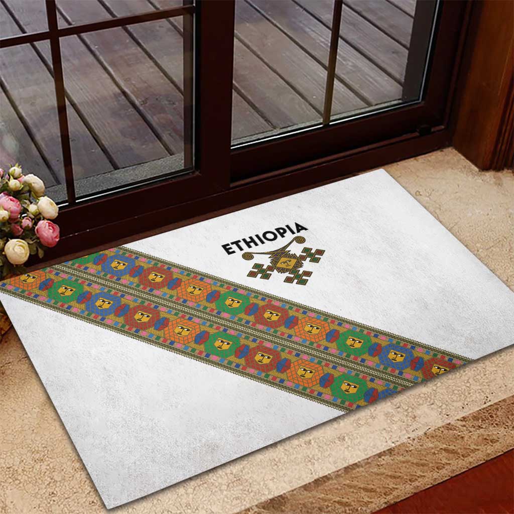 Ethiopia Saba Kemis Sash Style Rubber Doormat