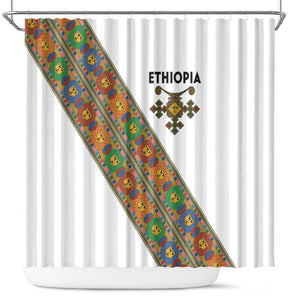 Ethiopia Saba Kemis Sash Style Shower Curtain