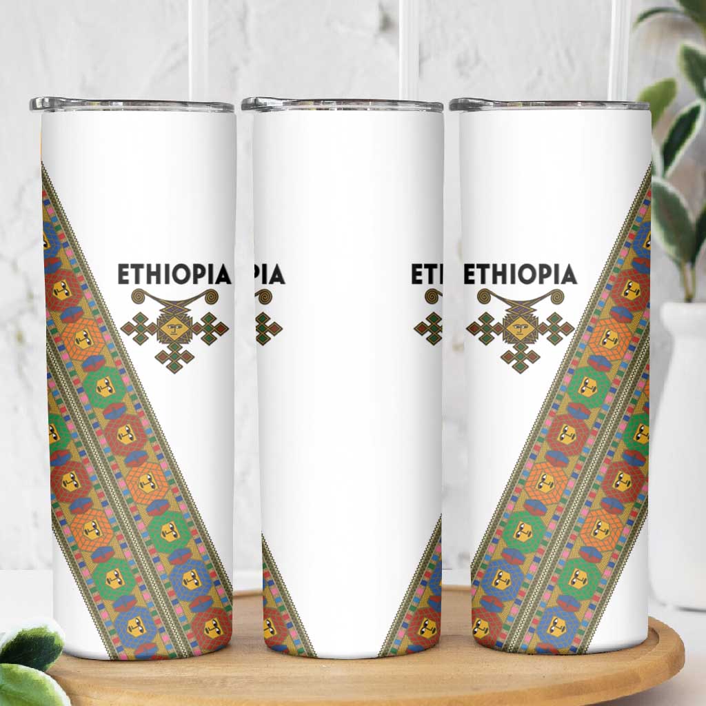 Ethiopia Saba Kemis Sash Style Skinny Tumbler