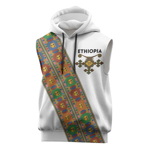 Ethiopia Saba Kemis Sash Style Sleeveless Hoodie - African Pride