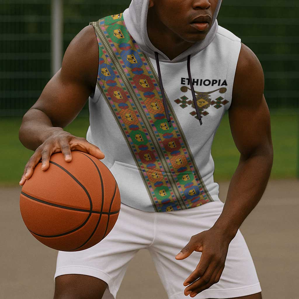 Ethiopia Saba Kemis Sash Style Sleeveless Hoodie - African Pride