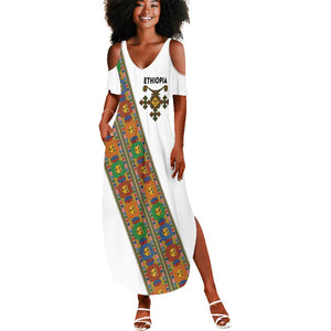 Ethiopia Saba Kemis Sash Style Summer Maxi Dress