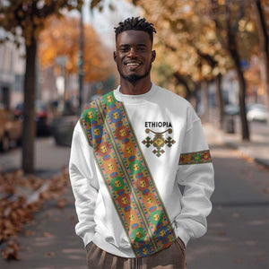 Ethiopia Saba Kemis Sash Style Sweatshirt