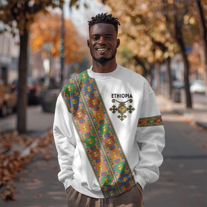 Ethiopia Saba Kemis Sash Style Sweatshirt