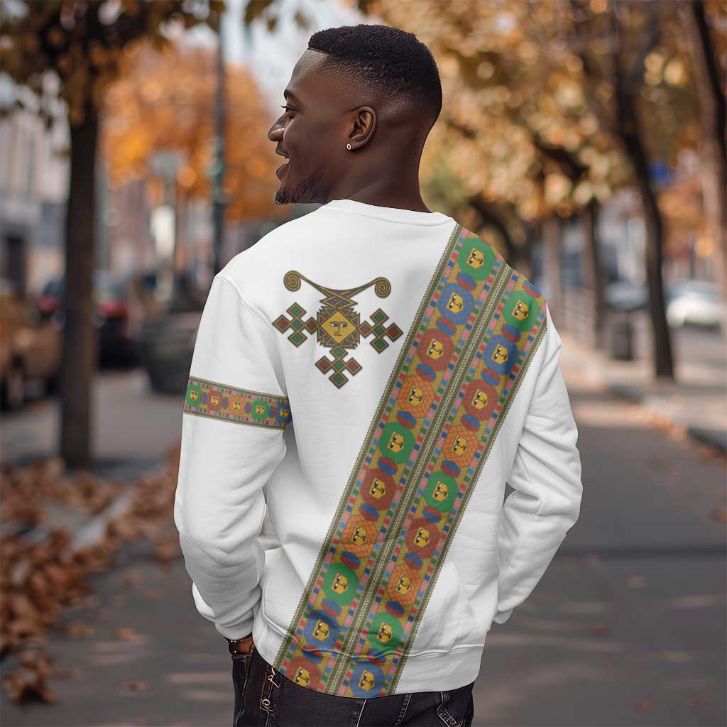 Ethiopia Saba Kemis Sash Style Sweatshirt