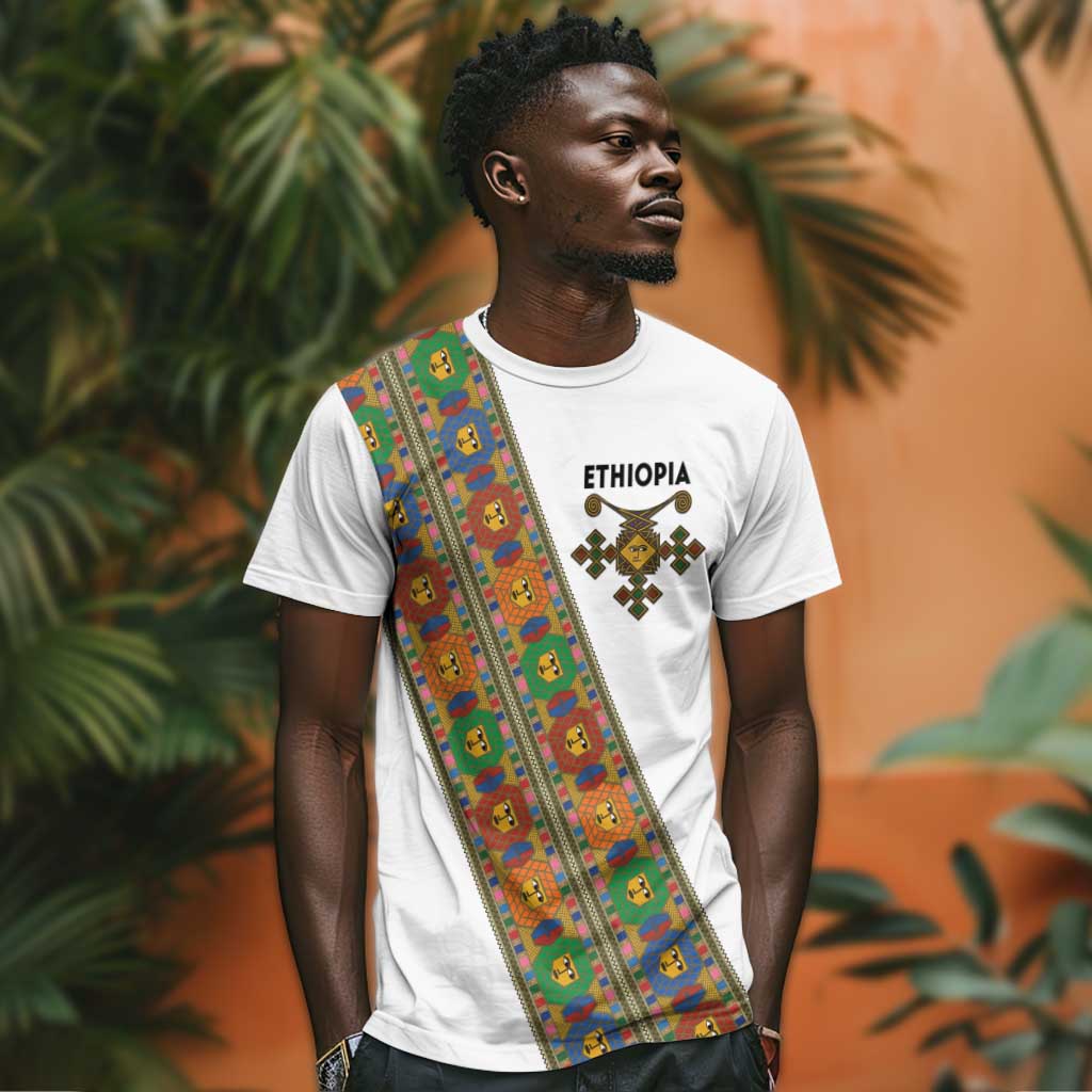 Ethiopia Saba Kemis Sash Style T shirt
