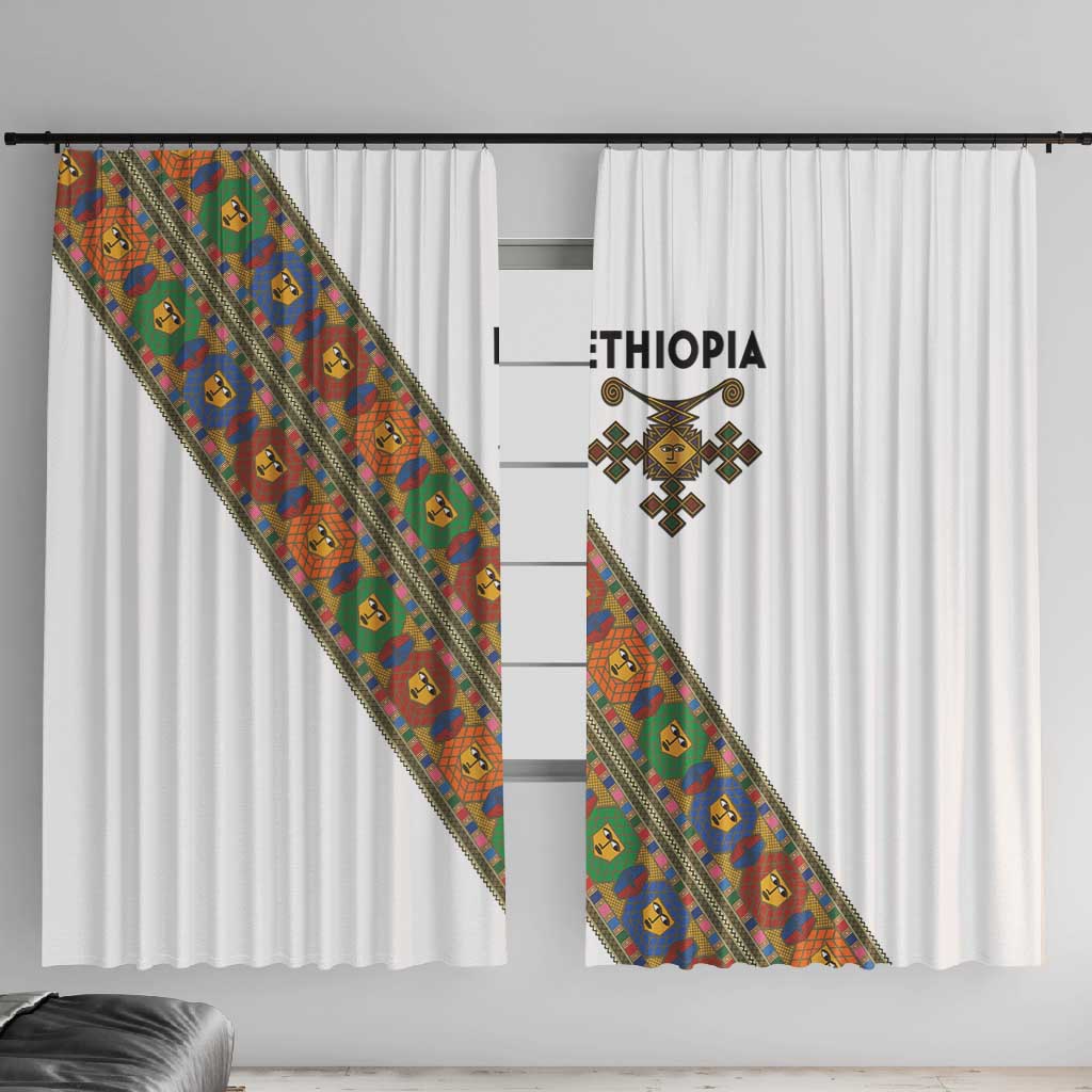 Ethiopia Saba Kemis Sash Style Window Curtain