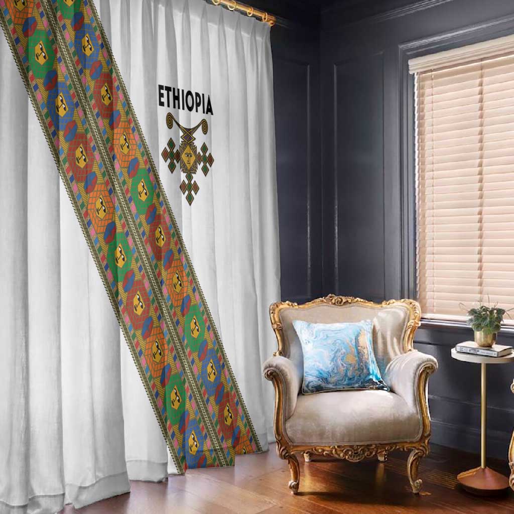 Ethiopia Saba Kemis Sash Style Window Curtain