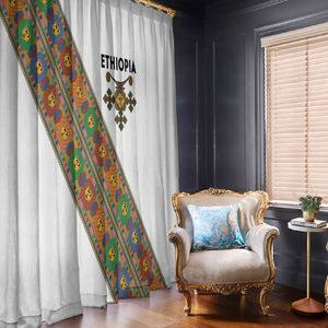 Ethiopia Saba Kemis Sash Style Window Curtain