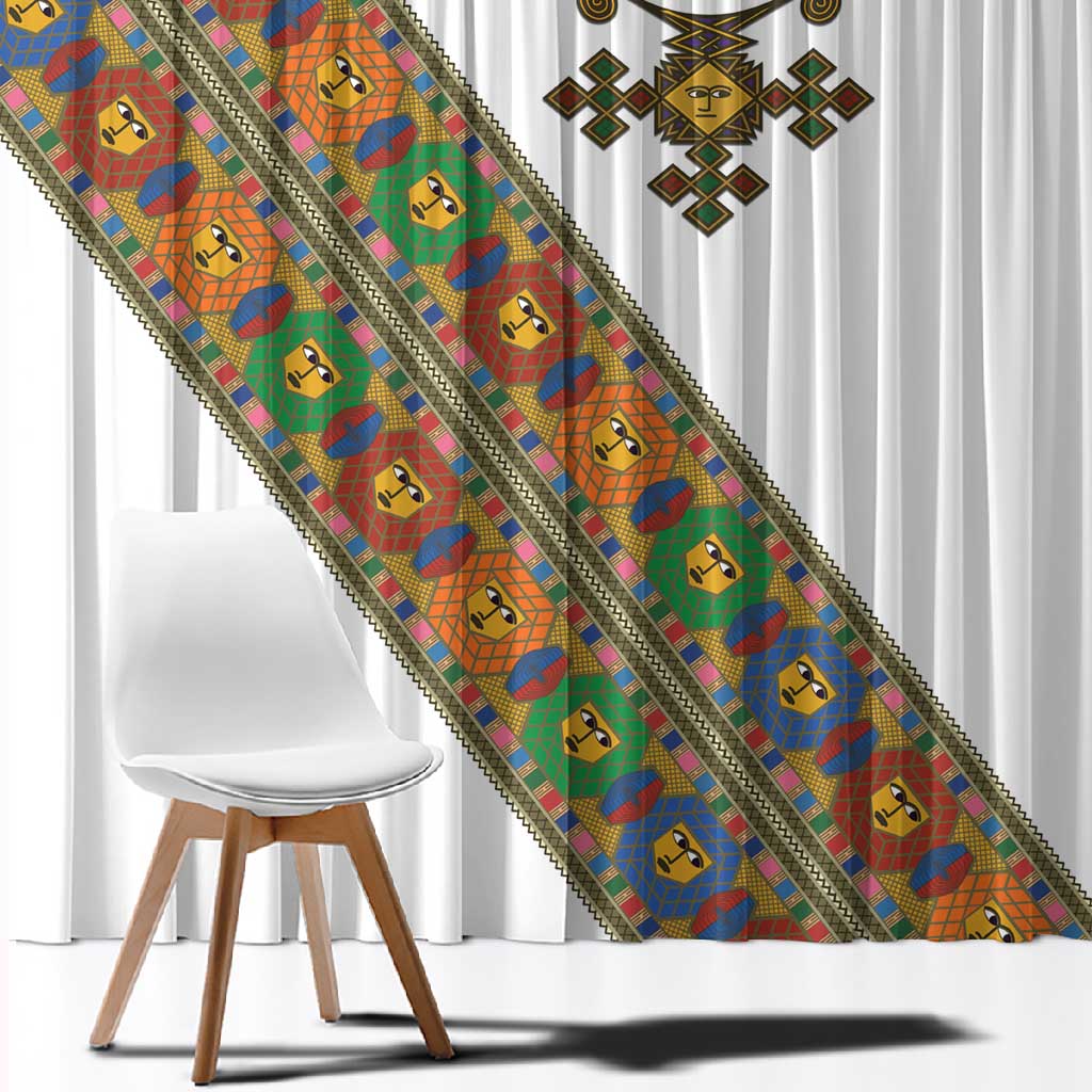 Ethiopia Saba Kemis Sash Style Window Curtain