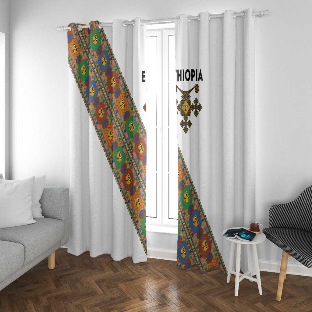 Ethiopia Saba Kemis Sash Style Window Curtain