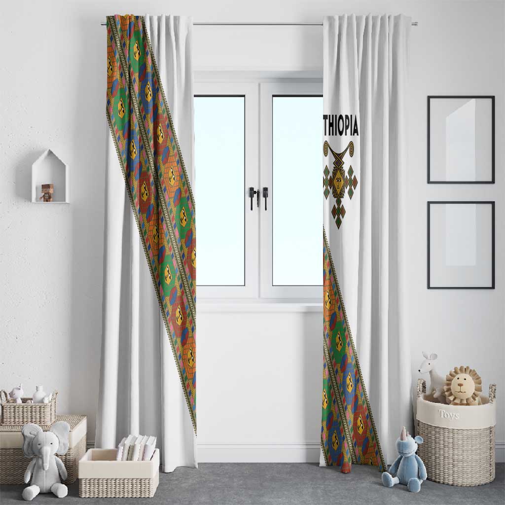Ethiopia Saba Kemis Sash Style Window Curtain
