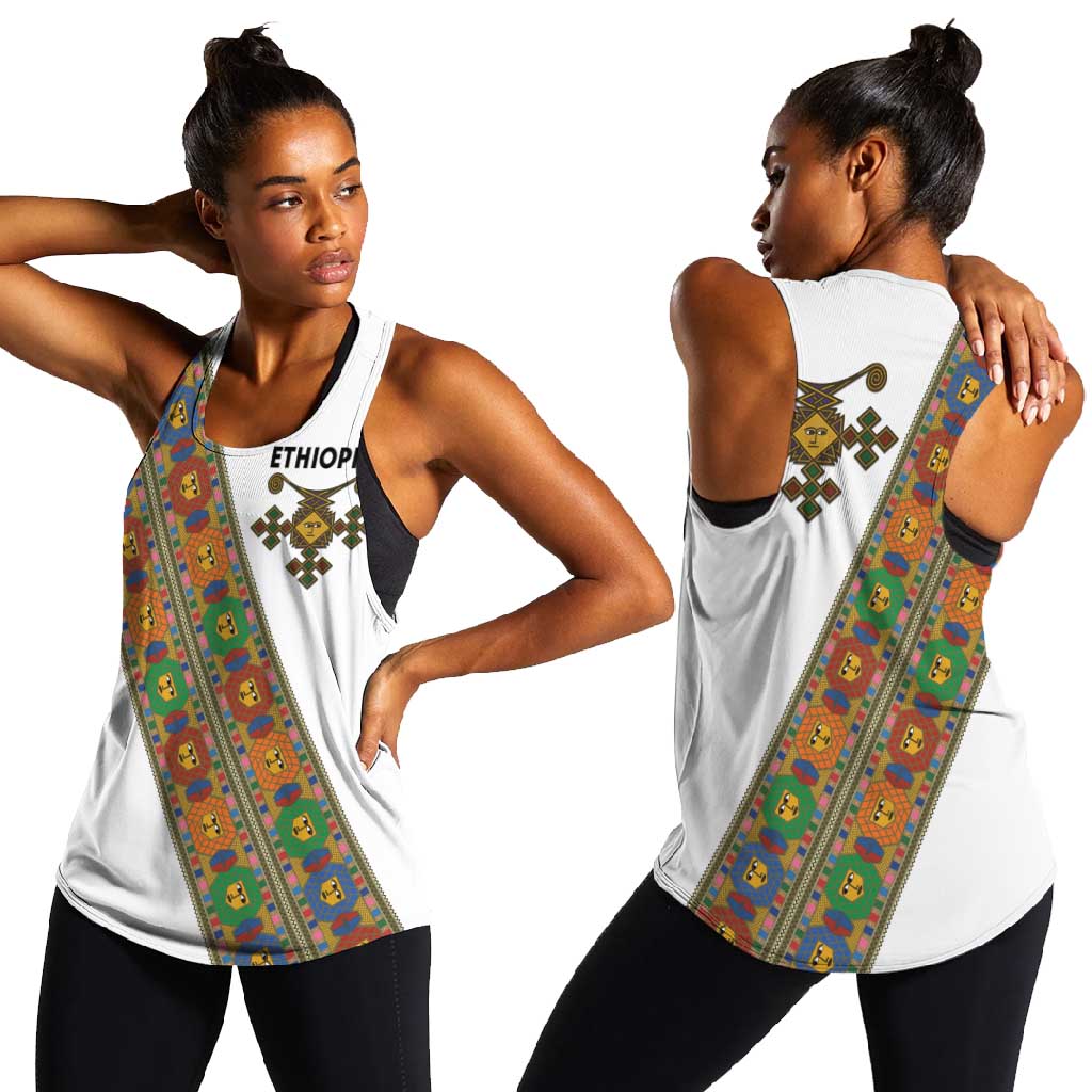 Ethiopia Saba Kemis Sash Style Women Racerback Tank