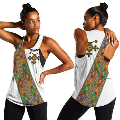 Ethiopia Saba Kemis Sash Style Women Racerback Tank