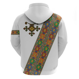 Ethiopia Saba Kemis Sash Style Zip Hoodie