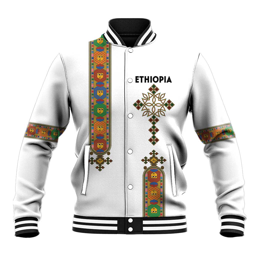 Ethiopia Saba Kemis Baseball Jacket Lion Of Judah
