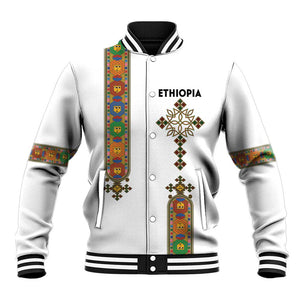 Ethiopia Saba Kemis Baseball Jacket Lion Of Judah