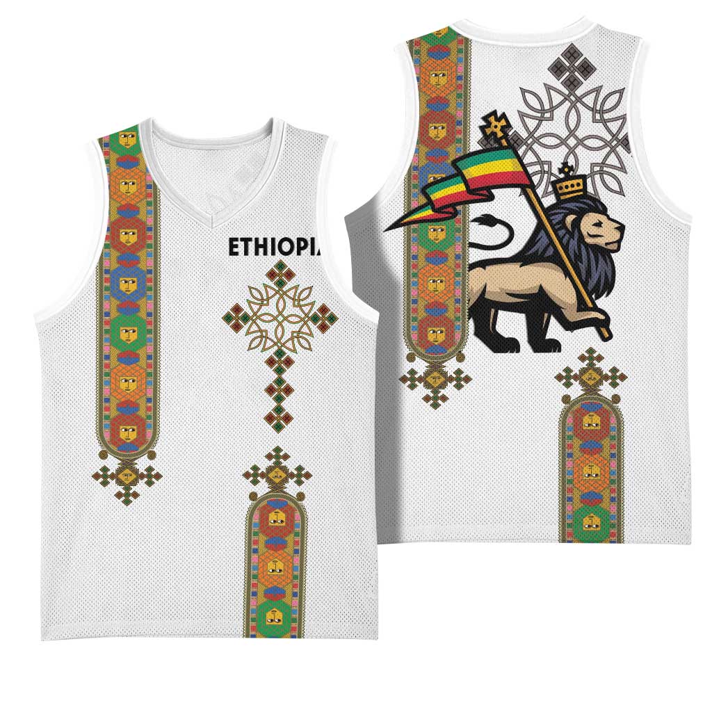 Ethiopia Saba Kemis Basketball Jersey Lion Of Judah - African Pride