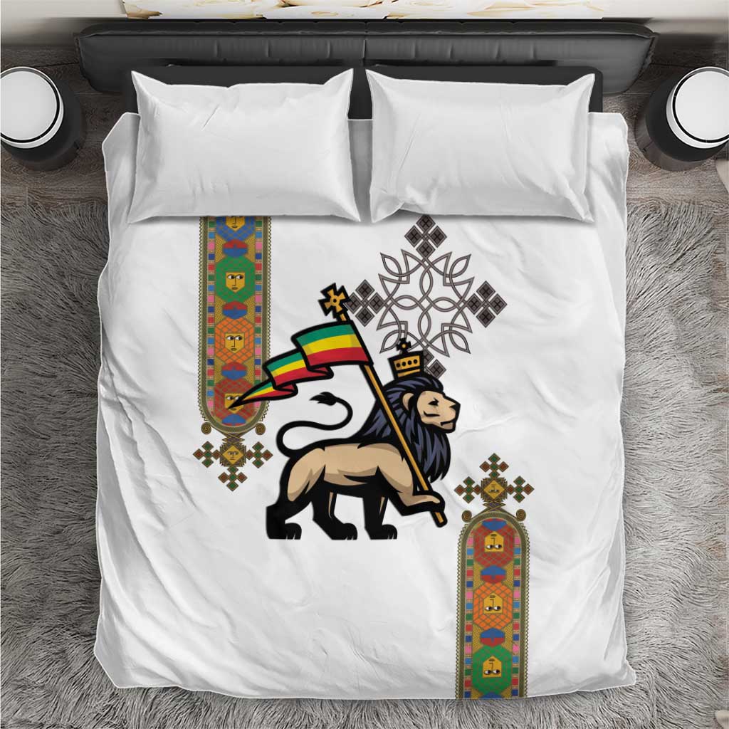 Ethiopia Saba Kemis Bedding Set Lion Of Judah