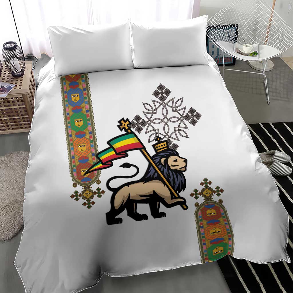 Ethiopia Saba Kemis Bedding Set Lion Of Judah