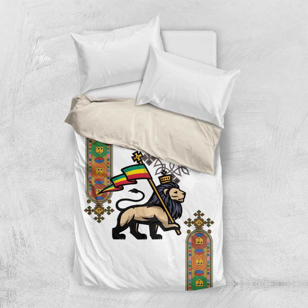 Ethiopia Saba Kemis Bedding Set Lion Of Judah