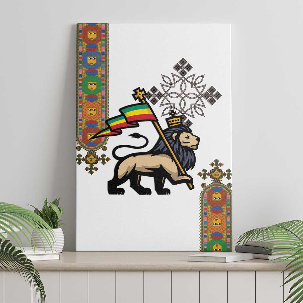 Ethiopia Saba Kemis Canvas Wall Art Lion Of Judah