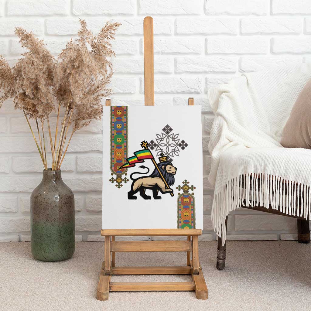 Ethiopia Saba Kemis Canvas Wall Art Lion Of Judah
