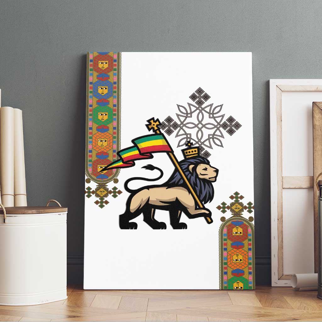 Ethiopia Saba Kemis Canvas Wall Art Lion Of Judah