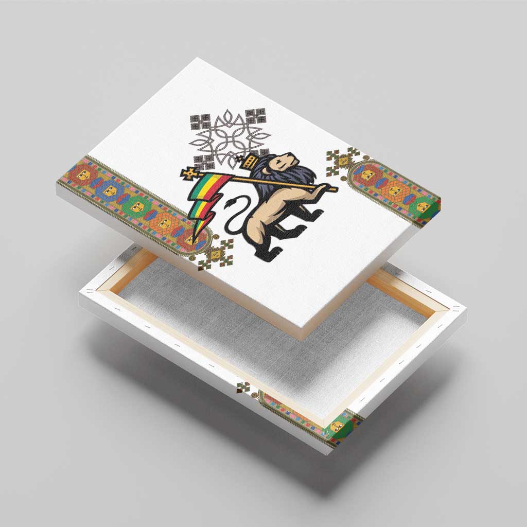 Ethiopia Saba Kemis Canvas Wall Art Lion Of Judah