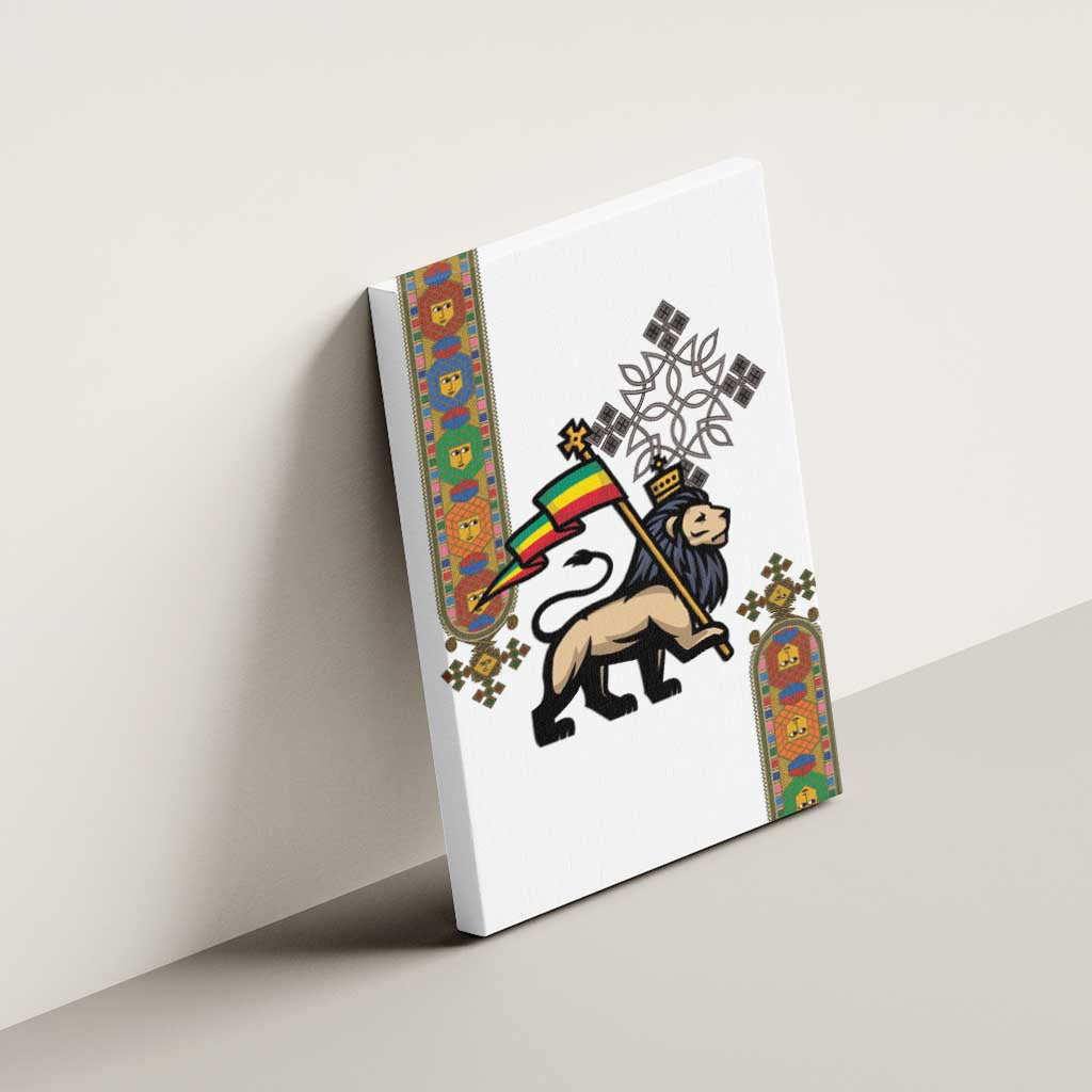 Ethiopia Saba Kemis Canvas Wall Art Lion Of Judah