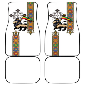 Ethiopia Saba Kemis Car Mats Lion Of Judah