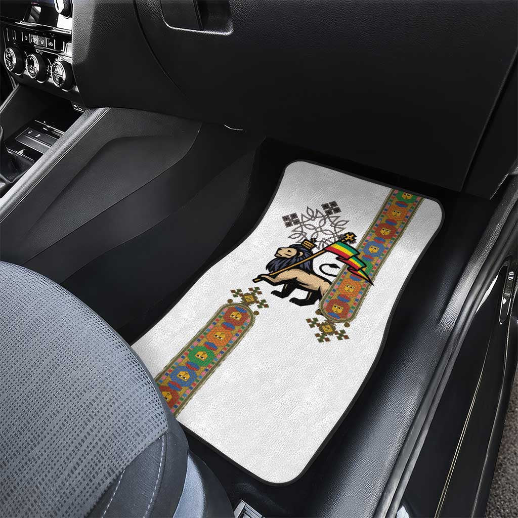 Ethiopia Saba Kemis Car Mats Lion Of Judah
