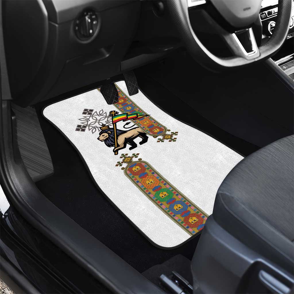 Ethiopia Saba Kemis Car Mats Lion Of Judah