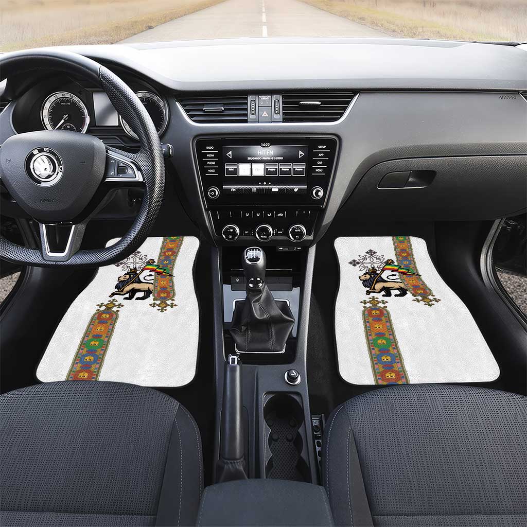 Ethiopia Saba Kemis Car Mats Lion Of Judah