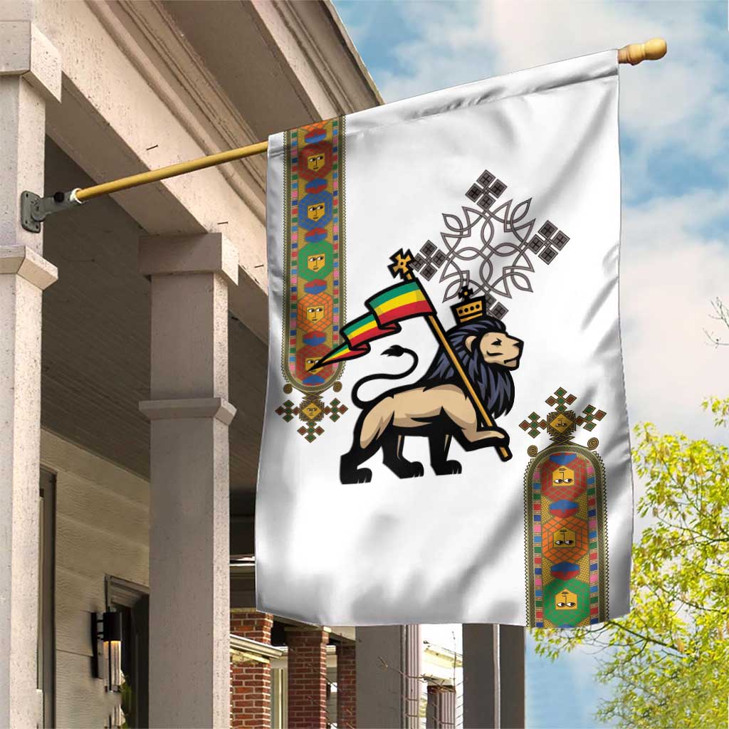Ethiopia Saba Kemis Garden Flag Lion Of Judah