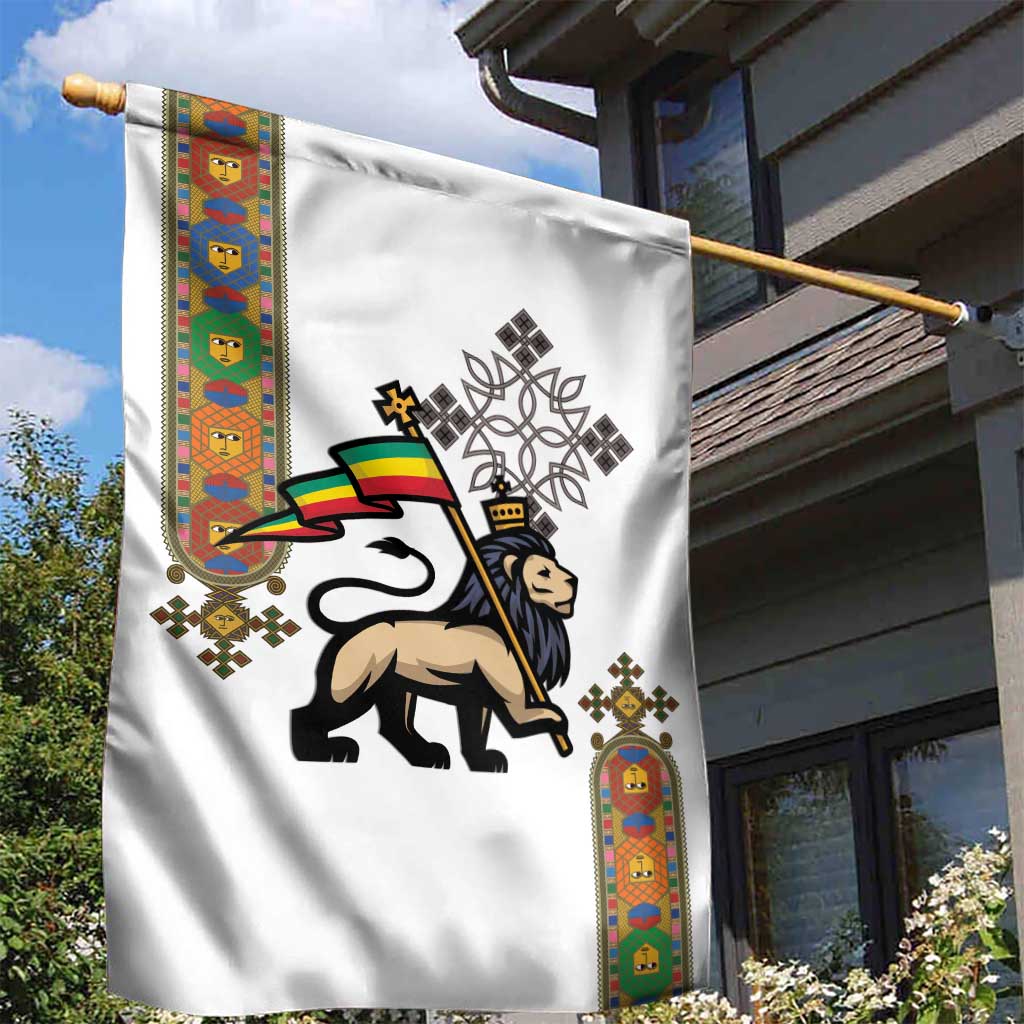 Ethiopia Saba Kemis Garden Flag Lion Of Judah