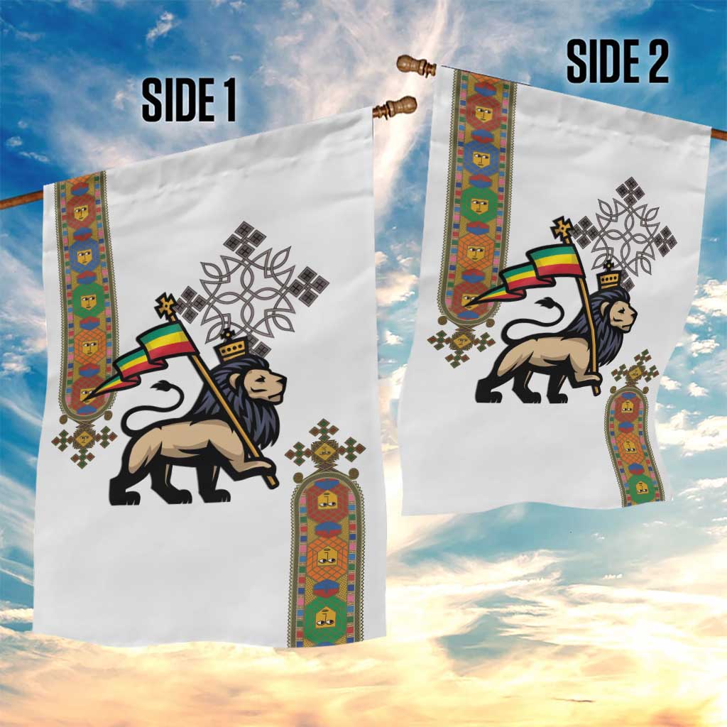 Ethiopia Saba Kemis Garden Flag Lion Of Judah