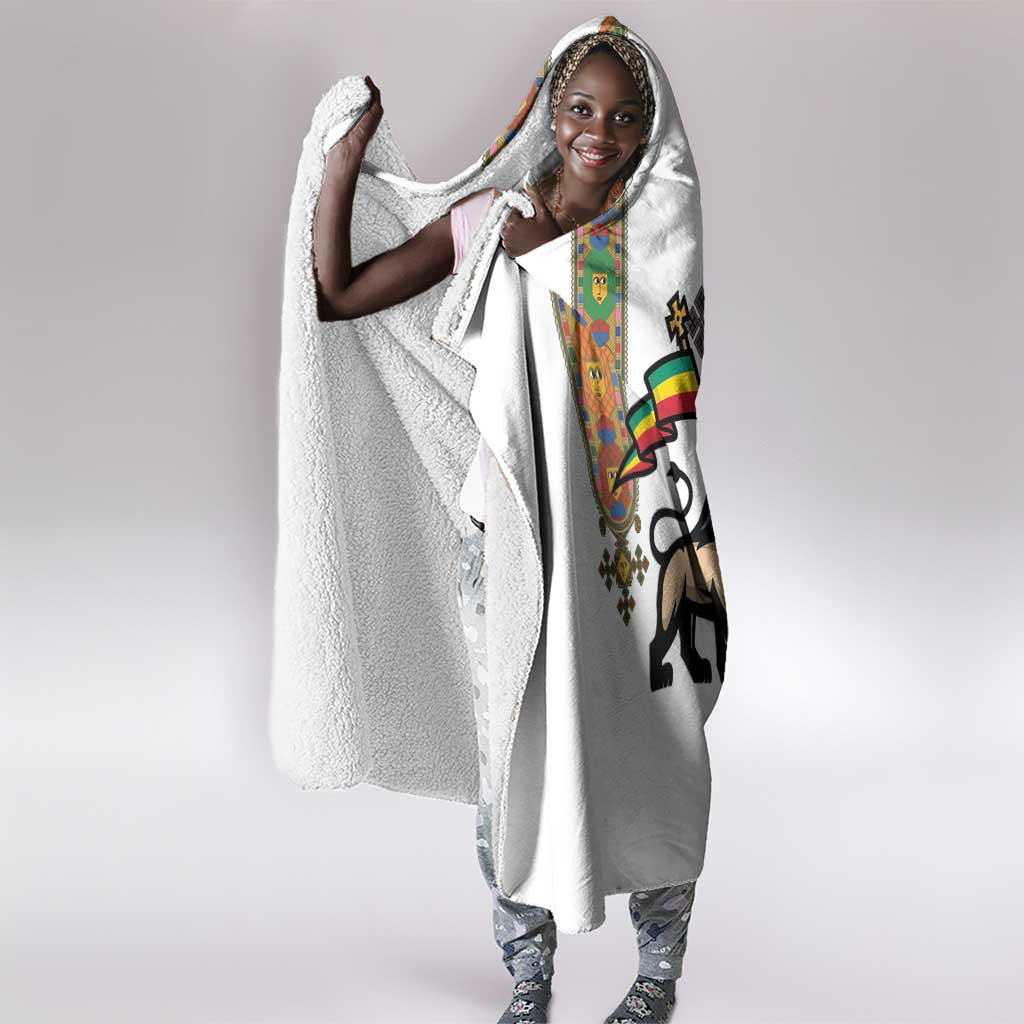 Ethiopia Saba Kemis Hooded Blanket Lion Of Judah