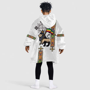 Ethiopia Saba Kemis Kid Wearable Blanket Hoodie Lion Of Judah