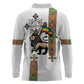 Ethiopia Saba Kemis Long Sleeve Polo Shirt Lion Of Judah