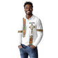 Ethiopia Saba Kemis Long Sleeve Polo Shirt Lion Of Judah