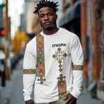 Ethiopia Saba Kemis Long Sleeve Shirt Lion Of Judah